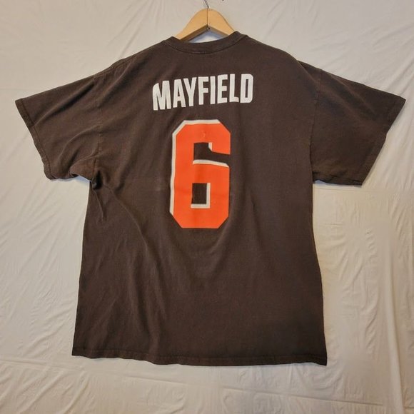 Majestic Baker Mayfield Cleveland Browns Football T-Shirt #6 Men's Size XL - Picture 5 of 10